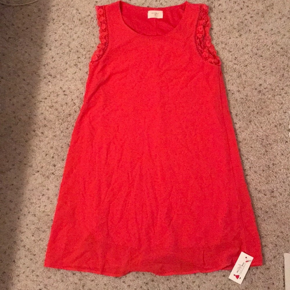NWT Everly Red Dress Boutique Size Small
